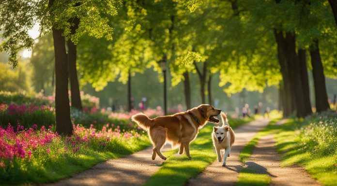 Kutyasétáltatás a városi parkokban: zöld menedékek