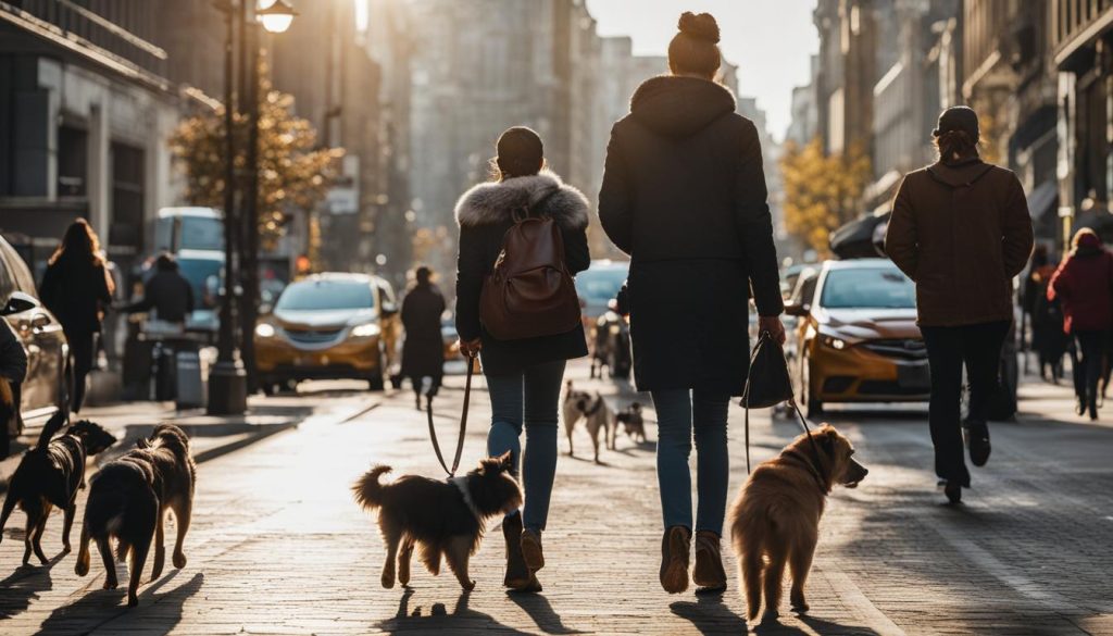 kutyasétáltatás időbeosztás a városban